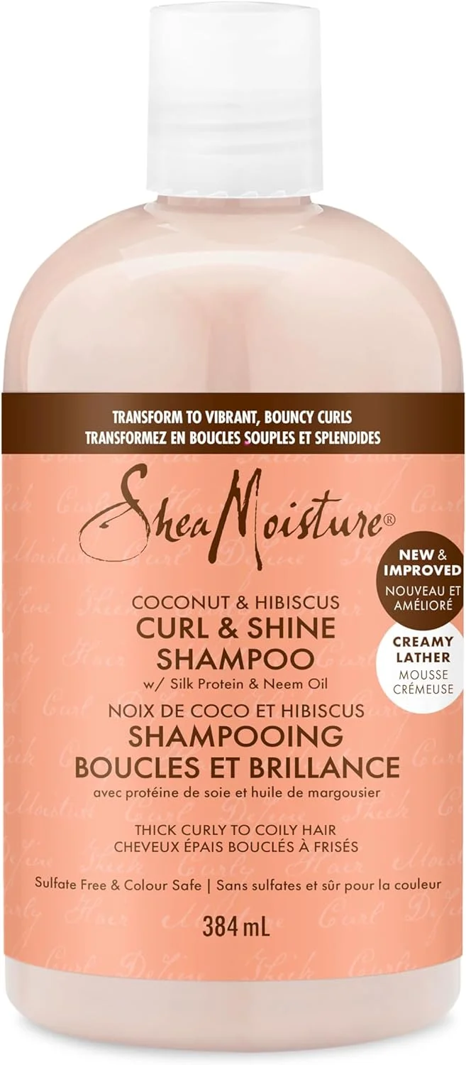 Shea Moisture Coconut & Hibiscus Curl & Shine Shampoo